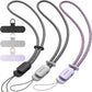 SURPHY 3 Pack Phone Wrist Strap with CellPhone Tether Tab, Cellphone Lanyard, Phone Strap with 2-Color Braided, Wrist Lanyard