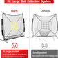 6x6ft Baseball & Softball Net for Hitting,Pitching and Batting, Throwing,Baseball net with Sturdy Bow Frame,Battting Tee,Strike Zone, Middle Size,Suitable for Kids!