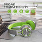 AILIHEN C8 Headphones Wired, On-Ear Headphones with Microphone and Volume Control, Corded 3.5mm Headset for Boys Girl School Smartphones Chromebook Laptop Computer Tablets Airplane Travel (Grey/Green)