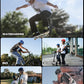 OutdoorMaster Skateboard Cycling Helmet - Two Removable Liners Ventilation Multi-Sport Scooter Roller Skate Inline Skating Rollerblading for Kids, Youth & Adults