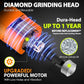 Dog Nail Grinder Upgraded - Professional 3-Speed Super Quiet and Low Vibration Electric Pet Nail Grinder with 4 LED Lights - Painless Paws Grooming & Smoothing for Small to Large Dogs (Orange)