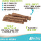 Raw Paws Grain-Free Soft Stick Treats for Dogs & Cats - Beef Recipe, 6-oz - Made in USA Beef Jerky Treats - Cat Sticks - Chewy Dog Jerky Treats - Dog Sausage - Soy, Grain Free