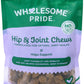 Wholesome Pride Hip & Joint Supplement for Dogs – 90 Soft Chews – Glucosamine, Chondroitin, MSM & Turmeric – Mobility Support & Arthritis Relief for Growing, Adult & Senior Dogs