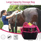 Horse Grooming Kit 13 Piece, Horse Brushes for Grooming Supplies with Tote Bag, Horses Tack Brush Set for Effective Grooming and Cleaning, Gift for Horse Riders Beginners (Pink)