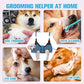 PAWCHIE Dog Grooming Hammock Harness for Dog Cat with Pet Nail Clipper Trimmer-Breathable Cat Hanger Sling for Trimming Clipping Nails-Dog Hammock Restraint Bag for Small Medium Large Dog, Dark Blue S