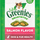 Greenies Feline Smartbites Skin & Fur Health Crunchy and Soft Cat Treats, Salmon Flavor, 4.6 oz. Pack