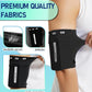 HiRui Running Armband Sleeve Universal Sports Armband Cell Phone Holder Armband for Exercise Workout, Compatible with iPhone 16/15/14/13/Plus/Pro Samsung Galaxy All Phones (XL, Black)