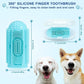 Dog Toothbrush Dog Tooth Brushing Kit Dog Finger Toothbrush for Dog Teeth Cleaning&Dog Dental Care (8-Pack, Blue Green Pink Purple)