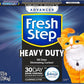 Fresh Step Clumping Cat Litter, Heavy Duty Advanced, Long Lasting 30-Day Odor Control with Odor Eliminating Carbon, 17.5 lb