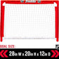 Franklin Sports Mini Hockey Rink Set - Half Rink Knee Hockey Goal, Mini Sticks, and Ball Set - Indoor Mini Hockey Rink - Official NHL Licensed White