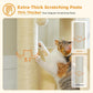 Large Cat Tree with Reinforced Scratching Posts (φ3.1in) for Big Adult Cats 30 lbs, 57.8" Heavy Duty Cat Tower with Larger Hammock and Condo, Cat Furniture for Maine Coon, Plush,Beige