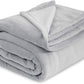 Bedsure Fleece Blanket California King Light Grey - Lightweight Plush Fuzzy Cozy Soft Bed Blankets, 102x96 inches