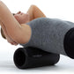 MICRODRY Deluxe Fitness Foam Back Roller for Muscle Relief, Roller for Yoga, Stretching, Deep Tissue Firm Massage & Trigger Point Release, Exercise Workout at Home or Gym, 13x5.3", Black
