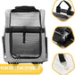 KOPEKS Deluxe Backpack Pet Travel Carrier with Double Wheels for Pets up to 10 Pounds - Black - Approved by Most Airlines