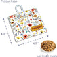 Dog Treat Pouch, Small Cotton Pocket Sized Training Holder, Hand Free Walking Funny Bag with Carabiner, Self-Closing Pet Feed Snack Reward, Behavior Aids for Puppy Travel or Outdoor Use