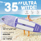 Inflatable Paddle Board,Stand Up Paddle Board Set, Extra Wide SUP Board with Removable Fin, Floating Paddle, Hand Pump, Waterproof Phone Pouch,Traveling Board