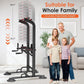 SogesPower Power Tower Pull Up Bar Station, 12-Level Adjustable Multi-Function Pull Up Dip Station for Home Gym, Pull Up Bar Stand Dip Bar Strength Training Fitness Equipment