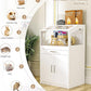 Hamster Cage with Storage Cabinet, Guinea Pig Cage for Small Animals, Large Hamster Cage and Habitat with Easy View Acrylic Panels for Hamster, Rabbit, Guinea Pig, Hedgehog (24"x19"x40")