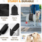 Adjustable Dog Lift Harness, Dog Sling for Large Dogs Hind Leg Support, Soft Lift Support Helps Senior, Injured, Disabled and After ACL Surgery Dogs-Black & Grey (Large)