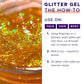 Unicorn Snot Face & Body Glitter - Cosmetic-Grade Holographic Glitter Gel - Makeup for Festivals, Raves, Anime Cosplay - Safe for Face, Easy Application & Removal, 1.7oz Orange (Fire)