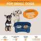 Neater Pet Brands Neater Feeder Deluxe Mess Proof Dog Bowls Elevated for Small Dogs Under 19 lbs, Made in USA, No Spill Raised Dog Food Bowl Stand Feeding Station, Food and Water Bowl Set, Dark Blue