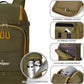 Unigear Ski Boot Backpack, 50L Travel Pack for Helmet, Goggles, Gloves, Skis, Snowboard & Accessories (Olive Green)