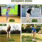 SIOTMERA 23x16IN & 5x4FT Golf Mat, Dual-Turf Golf Hitting Mat with High-Elasticity EVA Anti-Slip Bottom, Anti-Deformation,Reinforced Glue, Ideal for Swing,Chipping Practice,Indoor/Outdoor