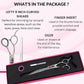 Kenchii Love Dog Grooming Scissors, 8 Inch Curved Shears, Dog Scissors for Grooming, Professional Pet Grooming Scissors
