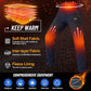 TACVASEN Men's Skiing Snow Pants Fleece Lined Waterproof Winter Insulated Hiking Pant for Outdoor Work Hunting Cargo