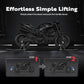 SPECSTAR Universal Motorcycle Stands, 882 Lbs Capacity Front Rear Wheels Lift Combo with U+L Adjustable Swingarm Spool, Heavy Duty Paddock Stands for BMW, Suzuki, Yamaha, Honda, Kawasaki, Black