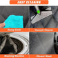 Back Seat Extender for Dogs Hard Bottom, Upgraded 7-Layer PU Leather Dog Car Seat Cover with Support 400lbs, Waterproof Dog Hammock Bed Backseat, Anti-Scratch Pet Seat Extender for Car, SUV, Truck