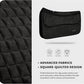 Tackmore Western Saddle Pad Adjustable with Side Pockets and Foam Inserts Shock-Absorbing Riding Pad