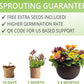 Sunflower, Marigold & Zinnia Flower Seeds Growing Kit – Complete Indoor & Outdoor Kit with Seeds for Planting, Planters, Soil, Tools, Instructions – Ideal for Gift Giving