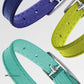 CollarDirect Leather Cat Collar with Bell - Kitten Collar, Small and Big Cat Collar for Boy Cats, Girl Cats with Safety Elastic Strap (Neck Fit 6"-7", Mint Green)