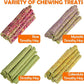Sofier Timothy Hay Sticks - 44Pcs Natural Chews for Teeth - Handmade Rabbit & Guinea Pig Toys - Chinchilla, Rat, Hamster, Gerbil
