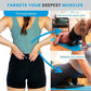 Thrival Bullseye - Precision Psoas Muscle Release Tool for Hip Flexor, Back, Hamstring, Glute, Iliacus, and Neck Pain - Deep Tissue, Trigger Point, and Myofascial Release - Carbon Black