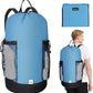 BALEINE 120L Laundry Bag Backpack, 900D Oxford Fabric Large Travel Laundry Bags with Shoulder Straps and 2 Mesh Pockets for College Dorm, Apartment, Laundromat (Blue, 120L)