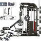 MiM USA Hercules EX, Commercial All in One Gym Machine w/400 lb Weight Stack, Adj Bench, Jammer Arms, Leg Press, Leg Extension, Arm Curl, LAT Seat & Complete Attachment