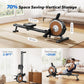 MERACH Rowing Machines for Home, Magnetic Rowing Machine with 16 Levels, Rower Machine of Quiet Resistance, Dual Slide Rail with Max 350lbs Weight Capacity, App Compatible