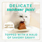 Fancy Feast Gems Pate Cat Food Mousse With Tuna and a Halo of Savory Gravy Cat Food - (Pack of 8) 4 oz. Boxes