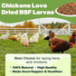 5LB Dried Black Soldier Fly Larvae, 86X Calcium Than Dried Mealworms, High Protein Non-GMO Organic Chicken Feed