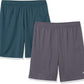Amazon Essentials Men's Performance Tech Loose-Fit Shorts (Available in Big & Tall), Pack of 2