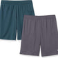Amazon Essentials Men's Performance Tech Loose-Fit Shorts (Available in Big & Tall), Pack of 2