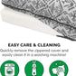 Furhaven Orthopedic Dog Bed for Large Dogs w/ Removable Bolsters & Washable Cover, For Dogs Up to 125 lbs - Plush & Southwest Kilim Woven Decor Sofa - Boulder Gray, Jumbo Plus/XXL