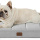 Bedsure Cooling Dog Bed for Small Dogs - Orthopedic Flat Puppy Beds with Removable Washable Cover, Egg Crate Foam Pet Mat, Suitable for Pet Up to 20 lbs