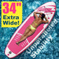 Inflatable Stand Up Paddle Board (6'' Thick) - Premium SUP Board with Durable SUP Accessories & Non-Slip Deck | Includes Paddle Pump & Backpack | for Adults/Youth