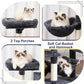 Cat Tree for Indoor Cats, 71'' (180cm) Multi-Level Cat Tower for Large Adult, Sturdy Cat Tree House with 2 Scratching Boards 7 Posts, 2 Plush Perches/Condos, Hammock, Smoky Gray GCT032G