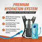 Military-Grade Hydration Backpack, 3L Water Reservoir Pack with Insulated Flow Tube, Tactical Outdoor Gear for Hiking Camping Cycling, Adjustable Padded Straps, Weather-Resistant Pack