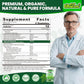 Organic Moringa Gummies 1000mg for Women Men, Liposomal Nutrient-Dense Pure Green Superfood, w/Vegan Omega-3, Boswellia, L-Theanine & Probiotic, for Energy, Focus, Antioxidants & Gut Health, 120Cts