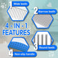Dog Grooming Comb for Matting – Metal Dematting Comb with Stainless Steel Teeth & Non-Slip Handle (Style 1)